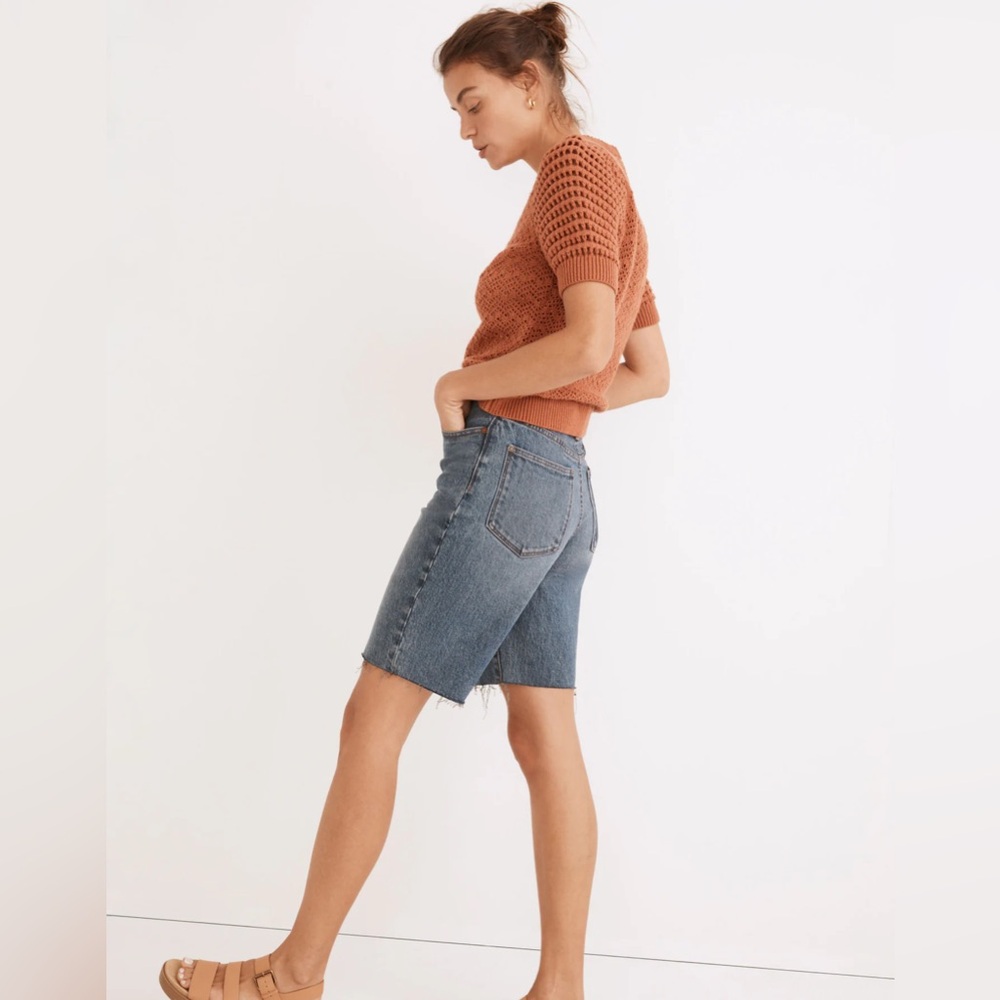 Madewell Medium Blue Denim Jean Shorts